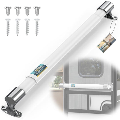 DEPSUNNY front view of white adjustable handle showing clean profile and functionality
