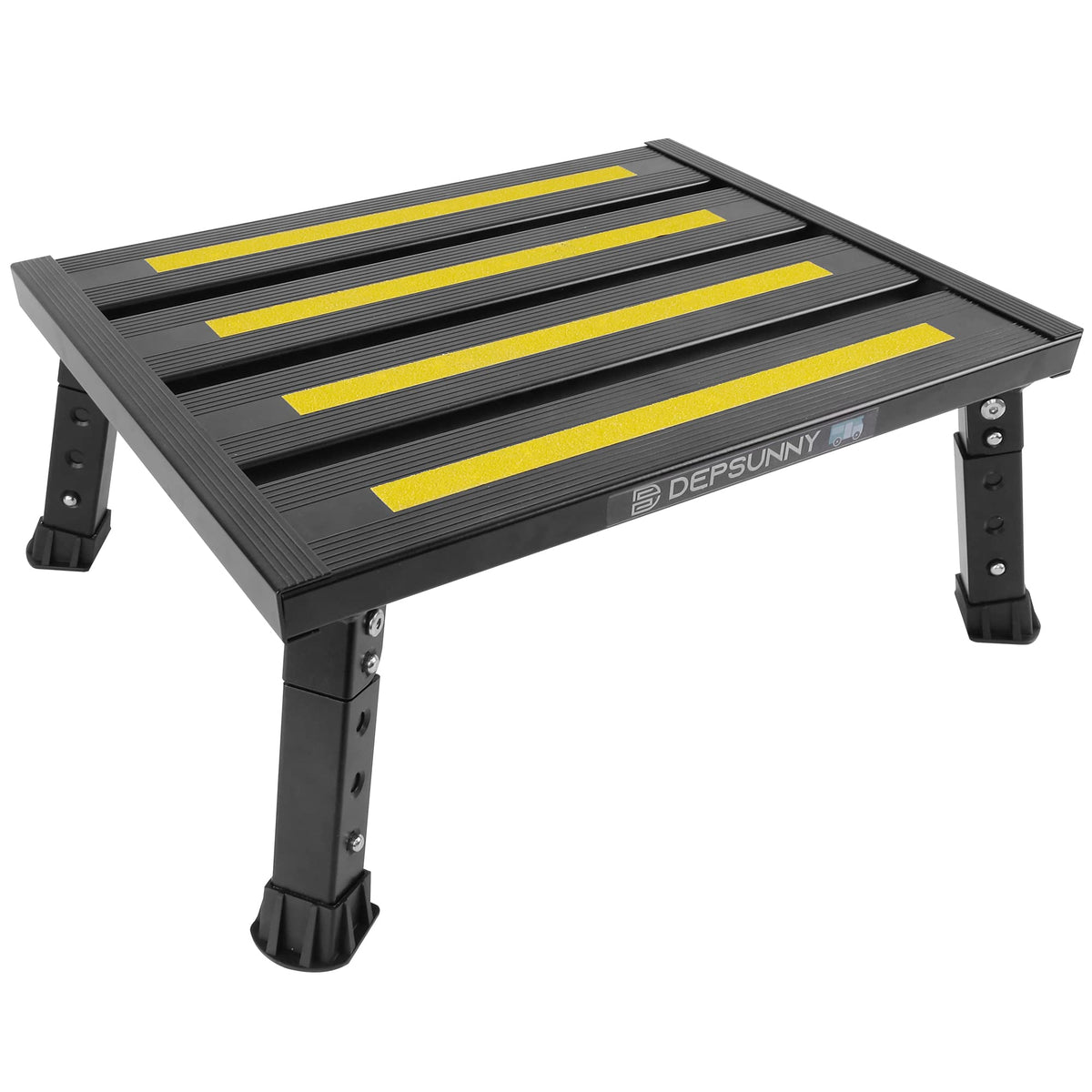 DEPSUNNY front view of step stool showing wide platform and stability benefit