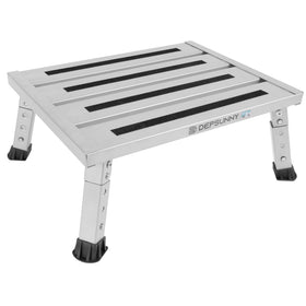 DEPSUNNY front view of step stool showing wide platform and sturdy frame, improves access