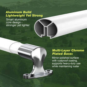 DEPSUNNY telescoping sections extended to show adjustable 21.7–33 inch range