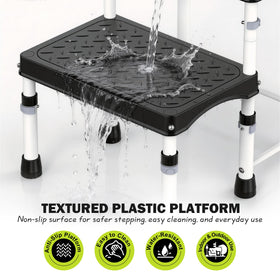 DEPSUNNY pet using step stool enabling easy and safe pet access