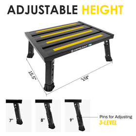 DEPSUNNY close-up of textured platform offering slip-resistant standing surface