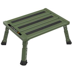 DEPSUNNY front view showing wide platform and sturdy frame for safer entry