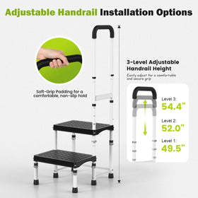 DEPSUNNY side profile on RV entry demonstrating stable step access