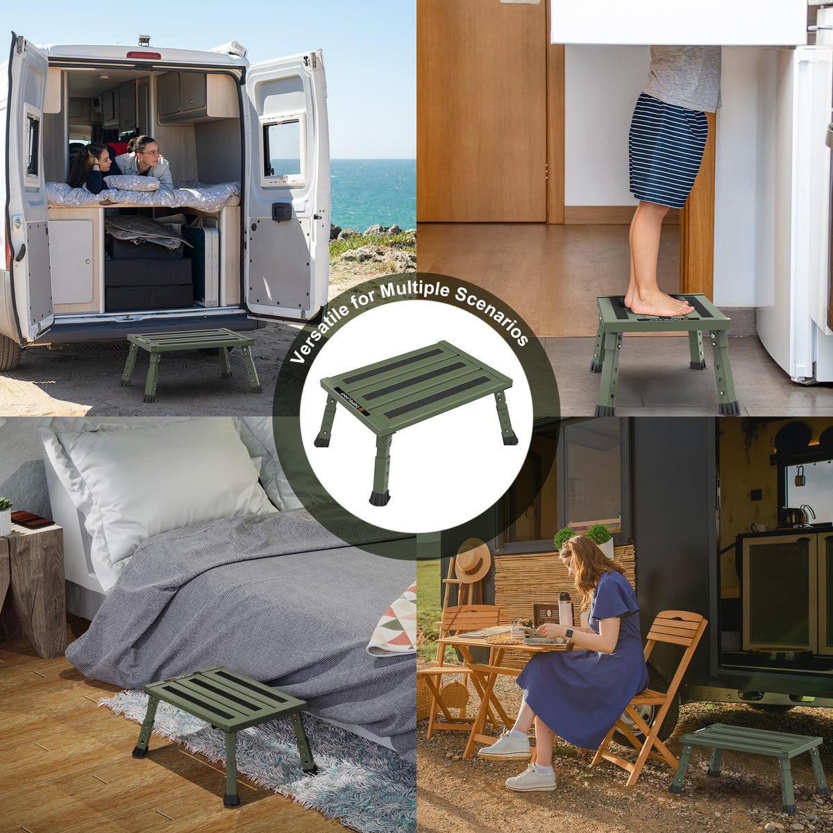 DEPSUNNY stored inside RV compartment highlighting convenient travel storage