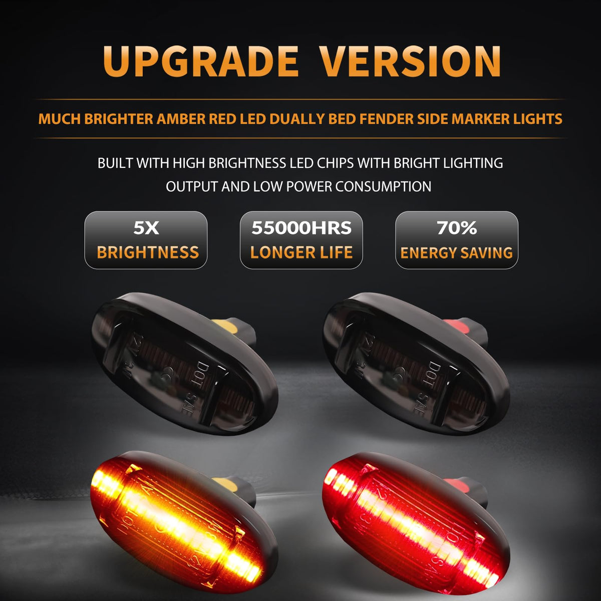 DERMOKA smoked lens close-up detailing durability and sleek appearance