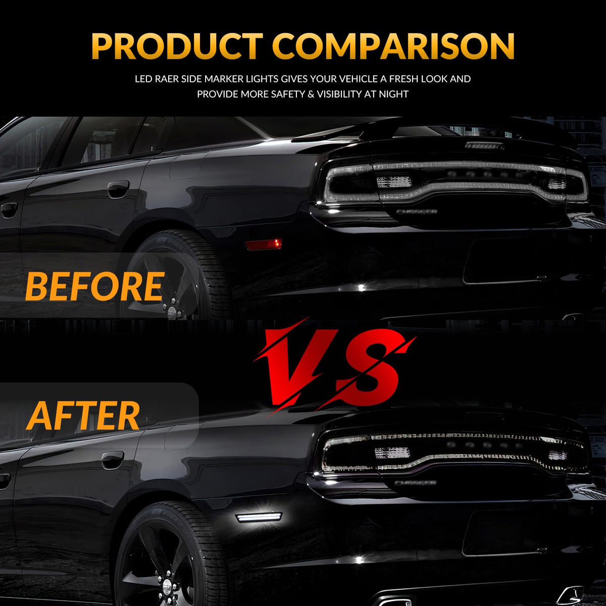 DERMOKA installed on rear bumper driver side showing easy upgrade benefit