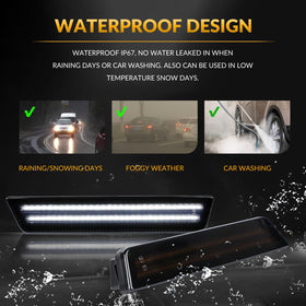 DERMOKA installed on rear bumper passenger side demonstrating symmetry and visibility