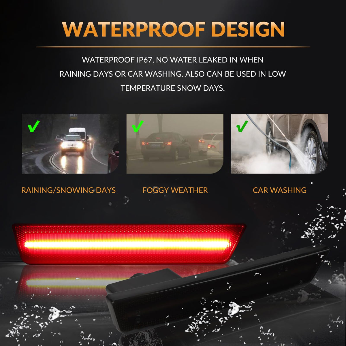 DERMOKA installed on Dodge Charger showing seamless direct-fit upgrade