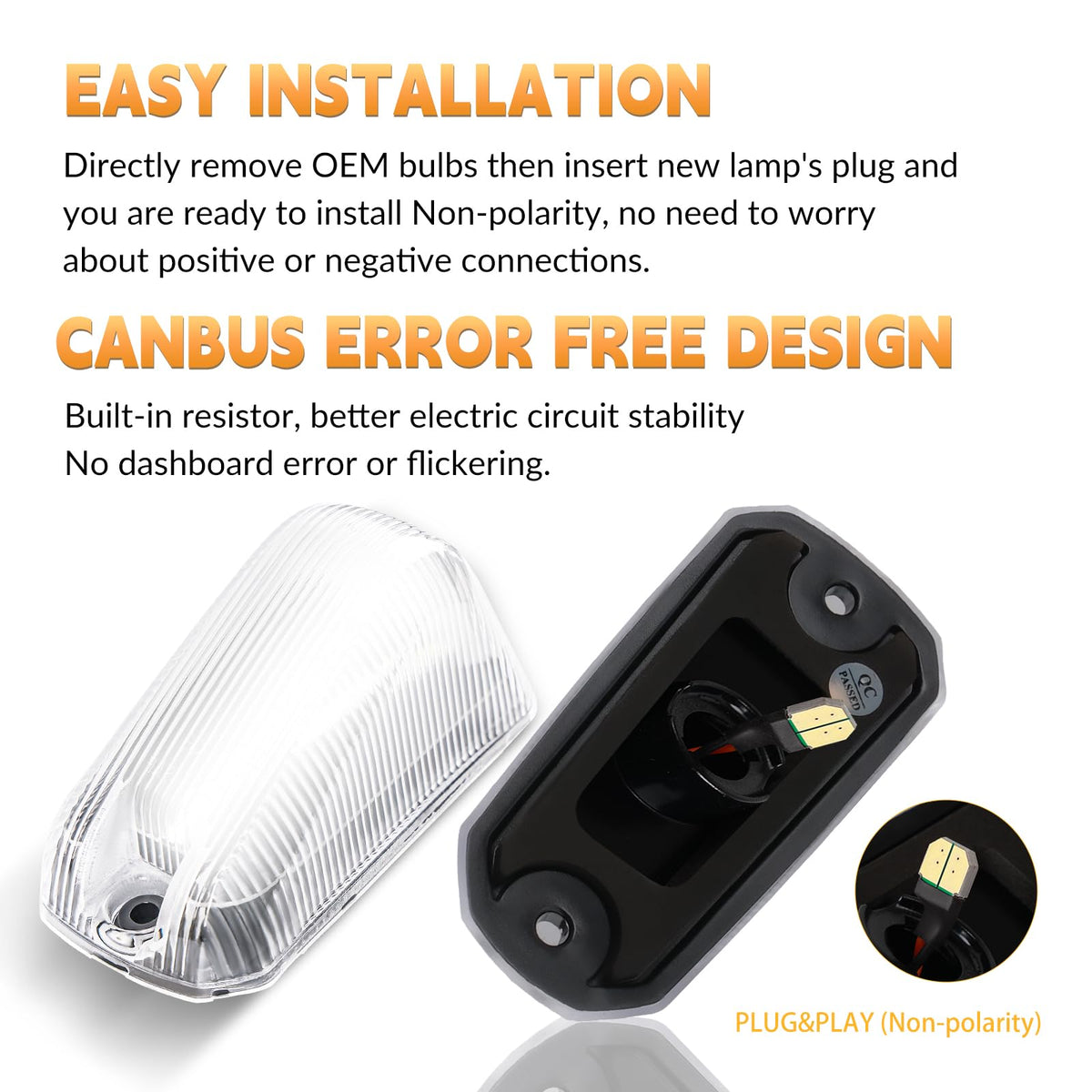 DERMOKA wiring plug connection detail illustrating plug-and-play installation benefit