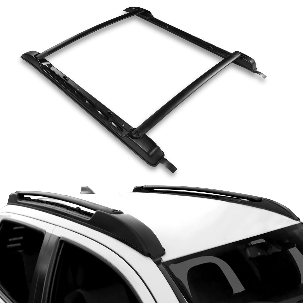 Dermon cross bars front profile showing aerodynamic benefits