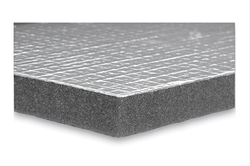 Design Engineering Boom Mat front panel showing aluminum face and foam for heat protection
