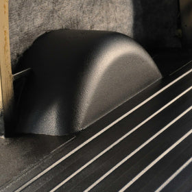 Design Engineering treated trunk area illustrating quieter cabin and improved acoustics