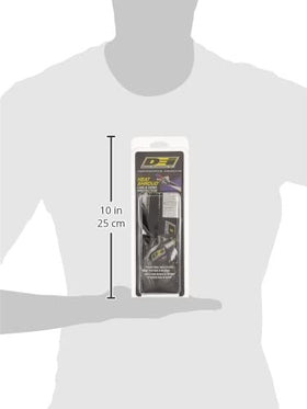 Design Engineering Heat Shroud hook-and-loop closure detail, allows tool-free installation
