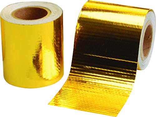 Design Engineering Reflect-A-Gold release liner peeled back showing adhesive readiness