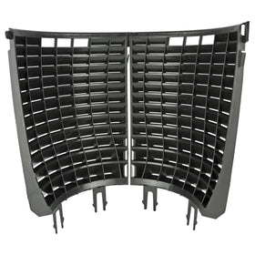 DETAIL GUARDZ front view of Scrub Wall showing extended vertical cleaning surface benefits