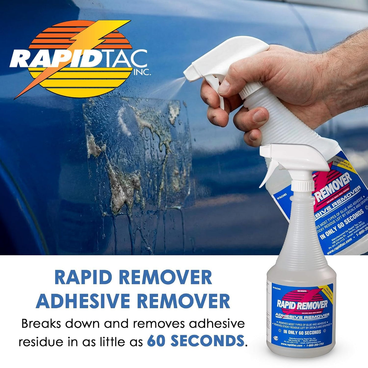 Detailing Connect removing tape residue from car bumper efficiently