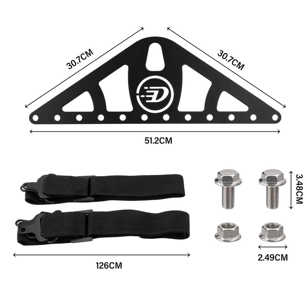 DETYI close-up of 1/4-inch steel thickness highlighting strength and stability benefit