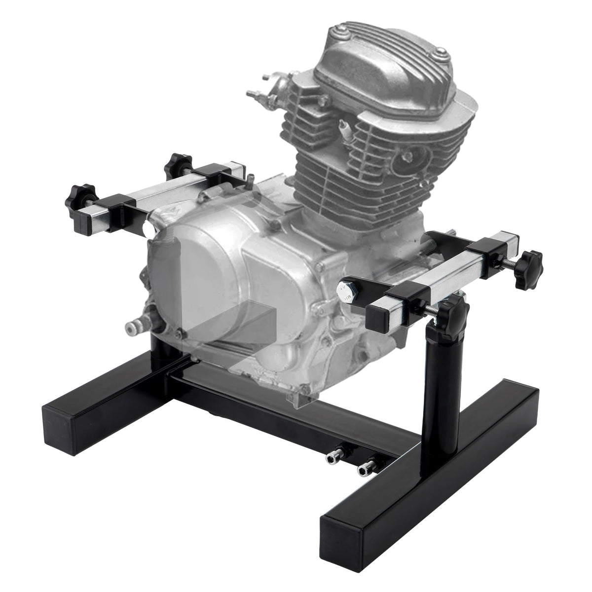 DETYI front view assembled engine stand showing stable base and load support