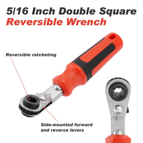 DETYI ratchet switch detail showing reversible action for faster work