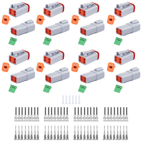Deutusacc front packaging showing full 4-pin connector kit for easy identification