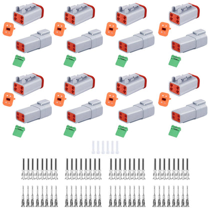 Deutusacc front packaging showing full 4-pin connector kit for easy identification
