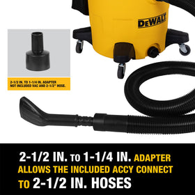 DEWALT claw nozzle and crevice tool accessing tight seat gaps efficiently
