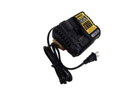 DEWALT charger mounted on workbench saving space and improving workflow