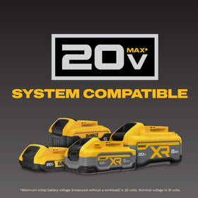 DEWALT on-site installation scene showing cordless freedom and faster workflow