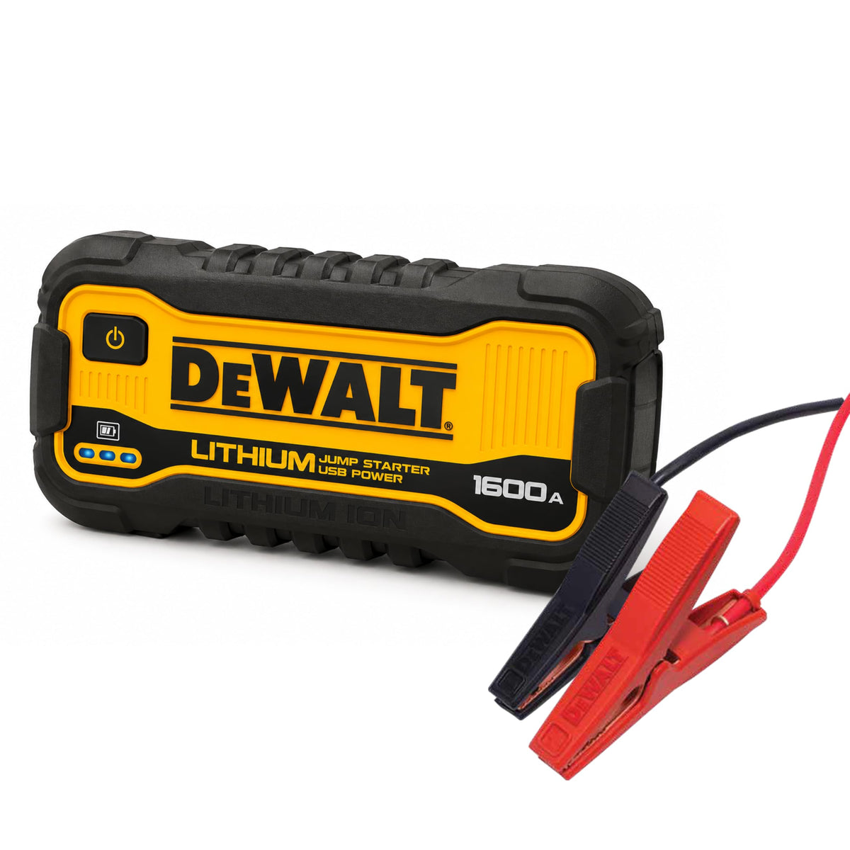 DeWalt DXAELJ16 front view showing compact starter and easy portability benefit