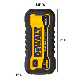 DeWalt USB ports and control panel display providing on-the-go device charging