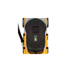 DEWALT kit box and shoulder strap packed for jobsite transport benefit