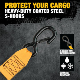DEWALT exposed retraction mechanism showing stainless-steel parts for smooth winding