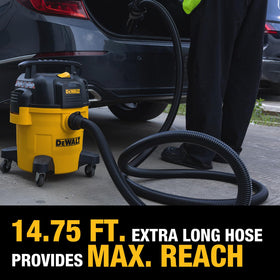 DEWALT soft bristle brush cleaning dashboard gently protecting surfaces