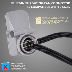 DEWAY closeup of flow control nozzle enabling precise flow control