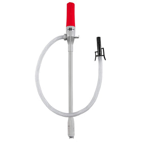 DEWAY front view of gray pump showing controls for quick identification and easy use