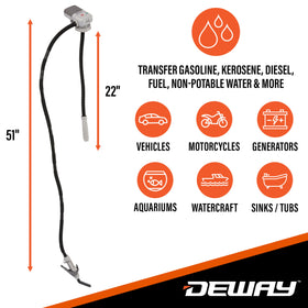 DEWAY closeup of trigger nozzle with flow control for precise pouring