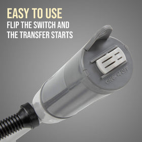 DEWAY WAYPUMP08 label and control panel close-up highlighting easy-operation features