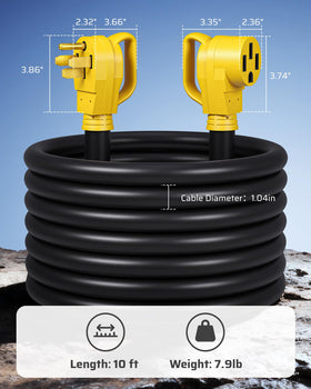 DEWENWILS cable resisting water spray showing weather resistance and durability