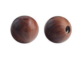 DEWHEL close-up wood grain finish detail highlighting tactile comfort benefit