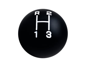 DEWHEL black aluminum shift knob front view showing classic look and durability