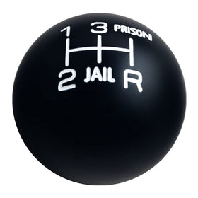 DEWHEL front view of round shift knob showing engraved 5-speed pattern and improved control