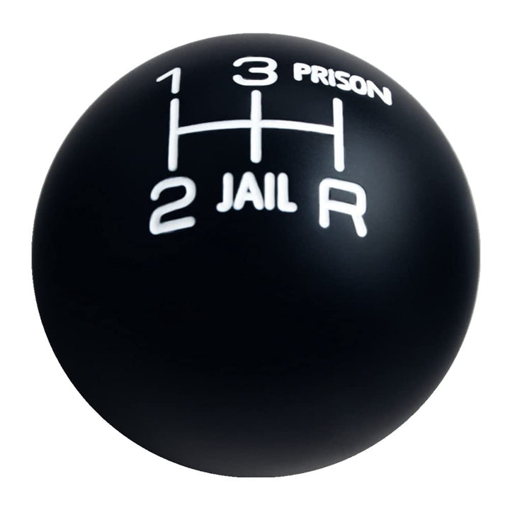 DEWHEL front view of round shift knob showing engraved 5-speed pattern and improved control