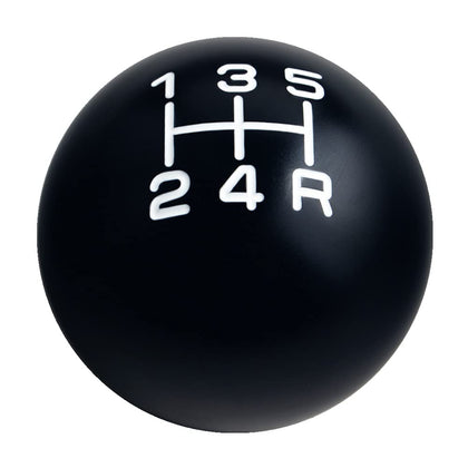 DEWHEL front view shift knob showing spherical shape and black finish for improved grip