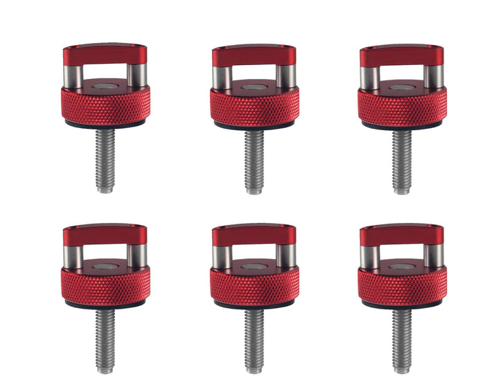 DEWHEL thumb screw front view showing easy hand grip and quick removal benefit