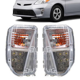 DEWHONETE front view of fog lamp pair showing fit and styling benefit