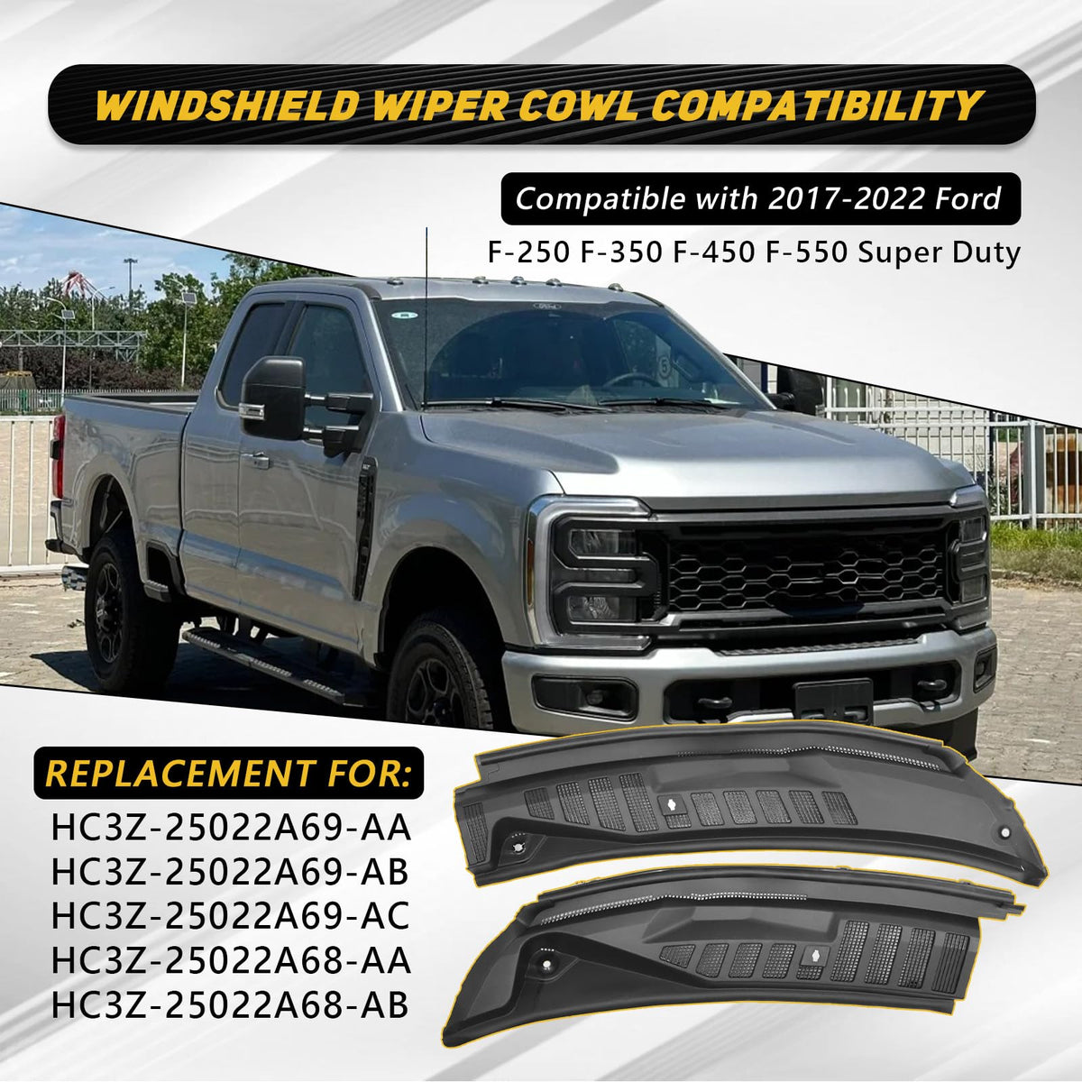DEWHONETE close-up of left cowl texture highlighting durable scratch-resistant finish