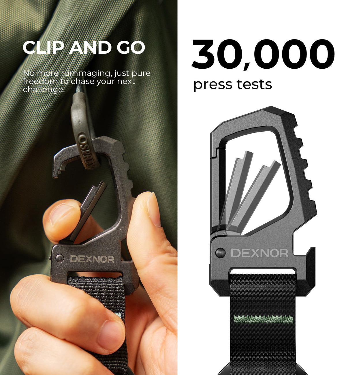 Dexnor wrist lanyard worn on wrist for hands-free access and comfort
