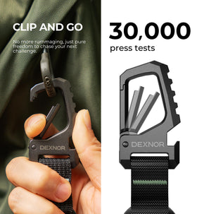 Dexnor wrist lanyard worn on wrist for hands-free access and comfort