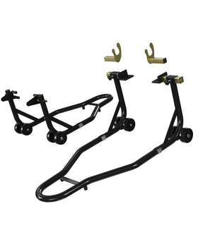 DEXSO front view of stand lift showing sturdy frame and stable base for safe work